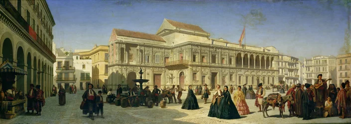 Der Plaza de San Francisco und das Rathaus, Sevilla